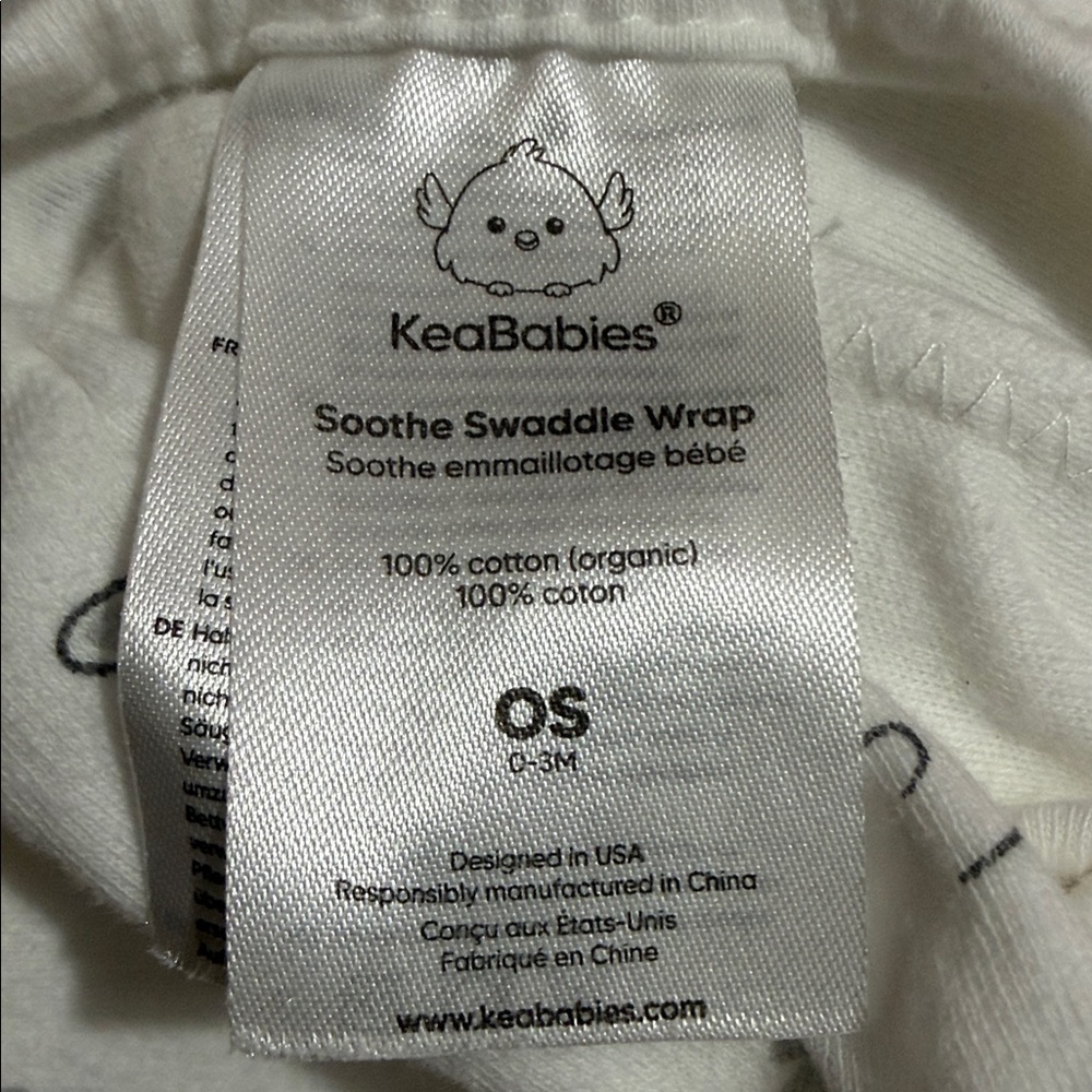 Set of 4 KeaBabies Baby Swaddle Blankets with Fun Patterns.  0-3 Months. - Picture 7 of 8
